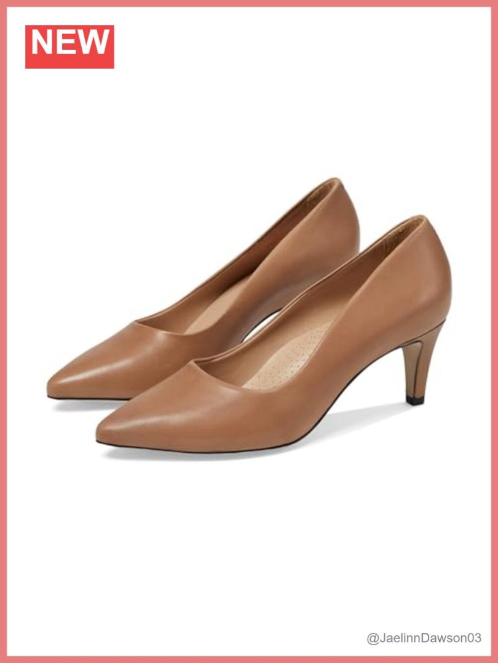 Women's Trinity Pl Pump Faux Leather Block Heel 2.5" Gel Cushion